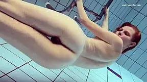 Hey, check Nastya's tiny ass in that sexy dress!