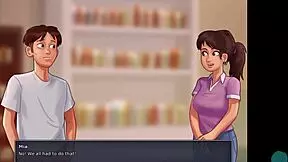 Summertime Saga 44 • Cumshot In The Library