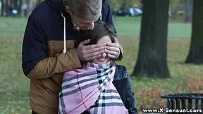 Romantic passion turns sensual for tattooed teen Sandra Wellness.