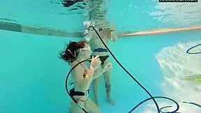 group sex underwater with eva sasalka 😍