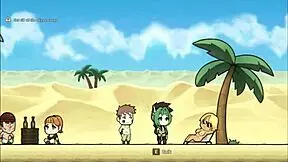 Angel under part 1 in anime game scene