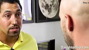 Gorgeous petite babes subtly get banged in roleplay.