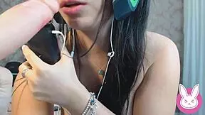 ASMR Roleplay with Cosplay DVA Overwatch Gamer Girl. My Brazilian Amiga Gets So Naughty With Big Tits! 😍