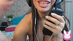 ASMR Roleplay with Cosplay DVA Overwatch Gamer Girl. My Brazilian Amiga Gets So Naughty With Big Tits! 😍