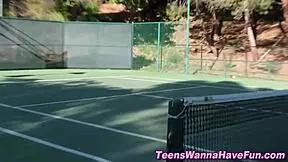 teen lesbians just casually eating cunt in wild group action.