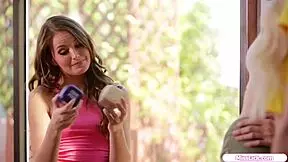 three petite teens engage in facesitting and asslicking