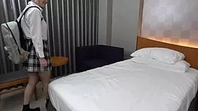 Hey guys, check this cute Japanese teen babe getting wild with a vibrator for fun!