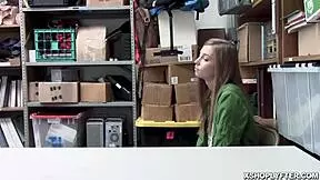 Lp officer spread eagle fucks ava parker's stretched pussy?