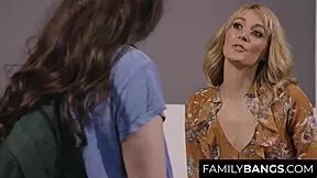 naughty british teacher casey calvert seduces teen mona wales in school room with taboo fun