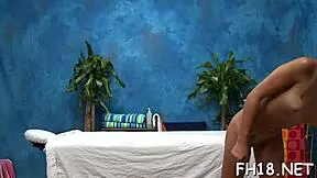 Teen Receives Erotic Massage with Blowjob