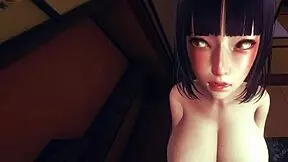 Damn! POV Hinata Hyuga uses her sexy body to seduce me!