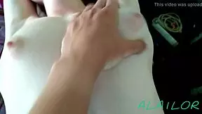 Small Slut Step Sister Fucks With And Cum On Tits