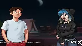 Summertimesaga - Peeping Naked People Through Binoculars E1 78