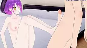 Yuzuki Choco and Tokoyami Towa's Intense Creampie in Hololive Hentai