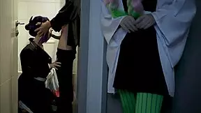 Mitsuri Spies Tanjiro Fucking Shinobu In The Toilet Hard!