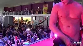 Public group sex with European teens and MILFS