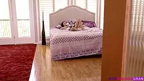 ariana marie feels intense pleasure sucking her stepbro's big cock and getting bent over