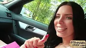 Hot Teen Kira Queen Fucks Stranger For Ride In Hidden Outdoor Spot