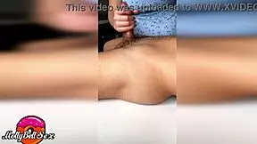 sexy blonde handjob big cock lover instead of dinner cum hard 😍