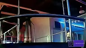 In Cuenca, Chongo enjoys a blowjob from a black girl with small tits