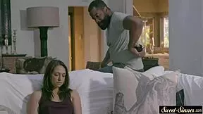 Slutty Stepteen Gets Banged Hard and Creamed by BBC in Wild Scene