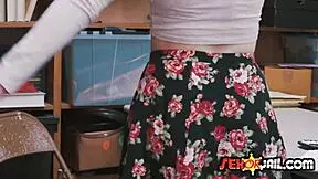 hey dolly leigh, why scream riding that guard's cock in shop chaos?