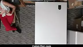 shoplyfter teen trades sex with creep officer for freedom