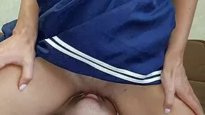 asian teen 18+ squirts during 69 facesitting.