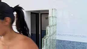 Sexy Tattooed Latina Amateur Seduces Her Husband