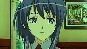 I touch the waitresss ass and she sucks me off behind the bar - hentai subtitled