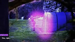 Hot black haired babe creampied in intriguing 3d game.