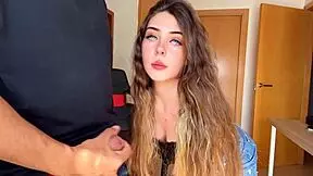 stepsister says, 'let me help you finish cumming, my body's perfect for fucking'