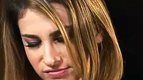 tribbing teen 18+ with small tits squirts after kinky foreplay 😍