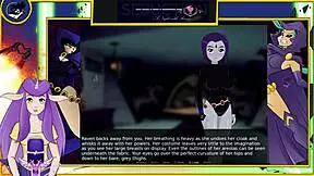 Raven seduces with kisses and blowjob, leading to sex with a monster cock. Want to join?