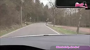 Redhead Teen Fucked In Forest!