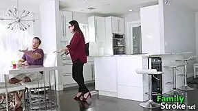 sibling foot job cheating with sadie blake 😏