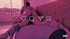 I'm the stepsister, and I begged for anal sex, feeling that big cock deep in my ass until he cums hard!