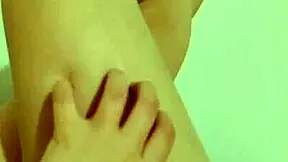 Young girl's foot fetish and orgasm