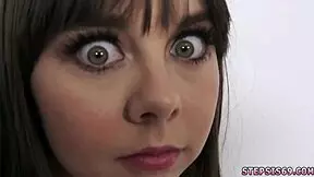 Teen PLEASURES herself in FIRST TIME taboo FAMILY COMPETITION with BLOWJOB