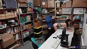 Skinny Petite Teen Trades Pussy For Freedom At Shop