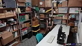 Skinny Petite Teen Trades Pussy For Freedom At Shop