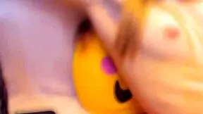 Watch this petite teen masturbate with a dildo until she squirts!