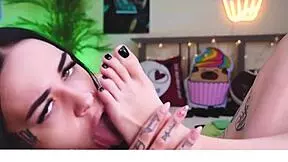 crave to worship her feet and dive into teen pussy play?