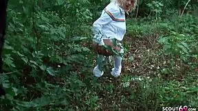 Young Student Blowjob For Money On Playground!