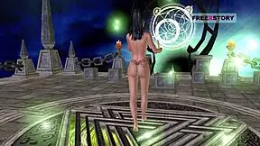 Indian teen gives sexy poses in animated 3d cartoon hentai.