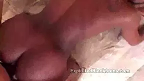 ebony girl fucks a white cock in pov movie with small tits and big ass