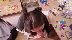 i, the innocent soft girl, get ravaged by stepbrother in anime style with natural tits