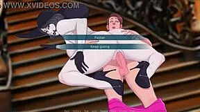 Young and cute 18y.o. Lady Dimitrescu in sex game