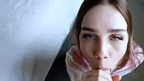 Just fucked a cutie in school uniform, came on her skirt twice - Fox Alina