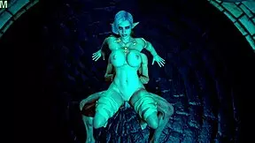 3D elf craves big dick in uncensored hentai animation ep 2